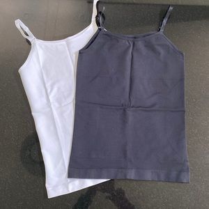 Shapermint white and and Empetua black 2XL shape wear Cami. Adjustable straps.